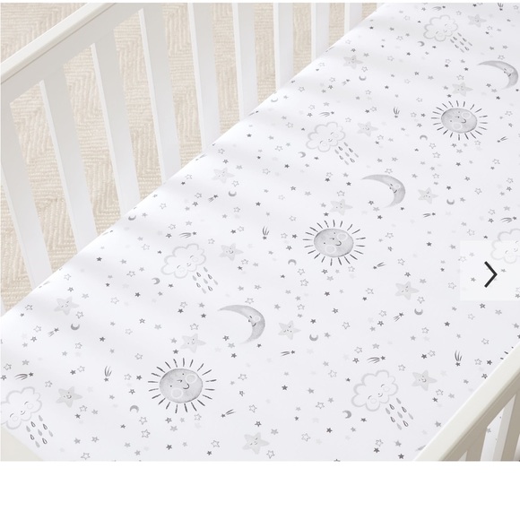Pottery barn Skye Organic Crib Fitted Sheet - Picture 2 of 3